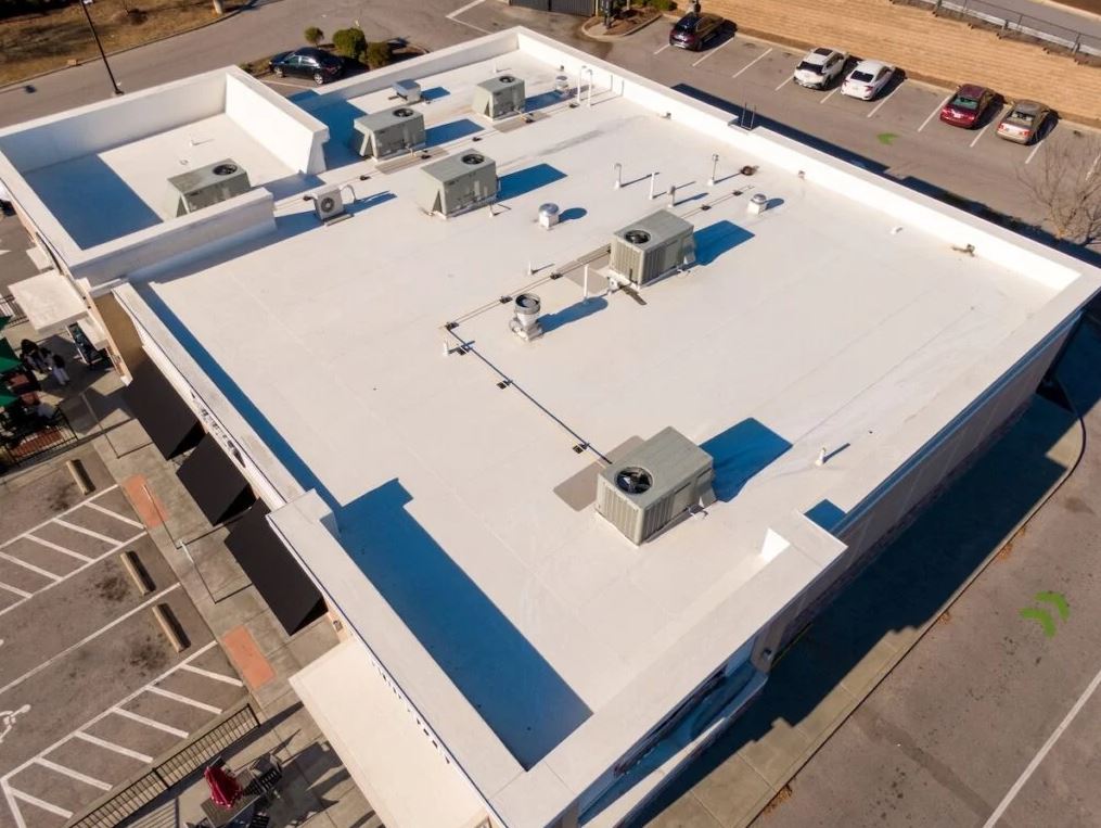 Commercial Flat Roof Repair Free Estimate